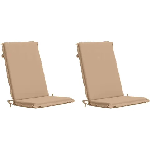vidaXL Coussin de chaise à dossier haut GEMERT 2 pc 100 % polyester – 427162 – image 1