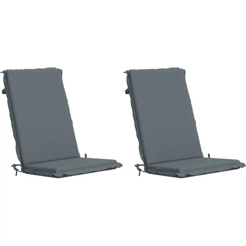 vidaXL Coussin de chaise à dossier haut GEMERT 2 pc 100 % polyester – 427193 – image 1