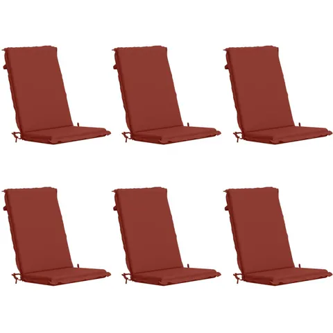 vidaXL Coussin de chaise à dossier haut GEMERT 6 pc 100 % polyester – 427308 – image 1