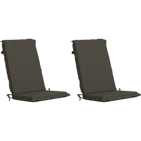 vidaXL Coussin de chaise à dossier haut GEMERT 2 pc 100 % polyester – 427315 – image 1