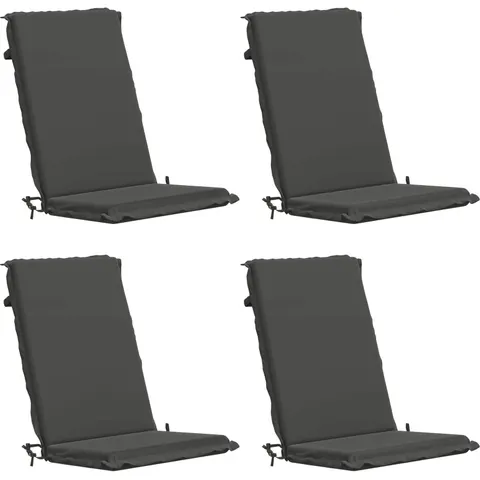vidaXL Coussin de chaise à dossier haut GEMERT 4 pc 100 % polyester – 427414 – image 1