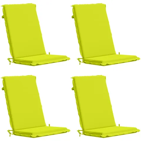 vidaXL Coussin de chaise à dossier haut GEMERT 4 pc 100 % polyester – 427476 – image 1