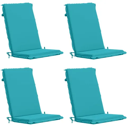 vidaXL Coussin de chaise à dossier haut GEMERT 4 pc 100 % polyester – 427865 – image 1