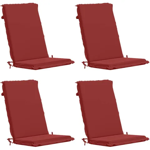 vidaXL Coussin de chaise à dossier haut GEMERT 4 pc 100 % polyester – 427896 – image 1