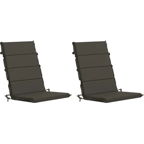 vidaXL Coussin de chaise à dossier haut GEMERT 2 pc 100 % polyester – 429050 – image 1