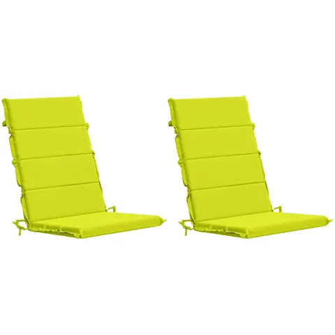 vidaXL Coussin de chaise à dossier haut GEMERT 2 pc 100 % polyester – 429203 – image 1