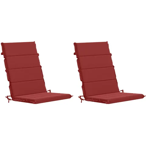 vidaXL Coussin de chaise à dossier haut GEMERT 2 pc 100 % polyester – 429623 – image 1