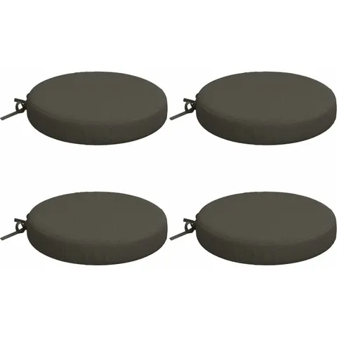 vidaXL Coussins de siège SOEST 4 pc 100 % polyester Anthracite – 431480 – image 1