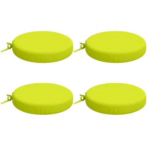 vidaXL Coussins de siège SOEST 4 pc 100 % polyester Vert vif. – 431534 – image 1