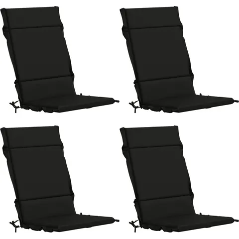 vidaXL Coussin de chaise à dossier haut GEMERT 4 pc 100 % polyester – 432197 – image 1