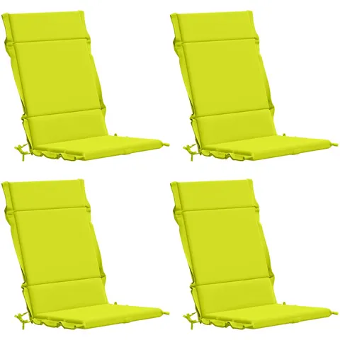 vidaXL Coussin de chaise à dossier haut GEMERT 4 pc 100 % polyester – 432401 – image 1