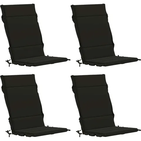 vidaXL Coussin de chaise à dossier haut GEMERT 4 pc 100 % polyester – 432432 – image 1