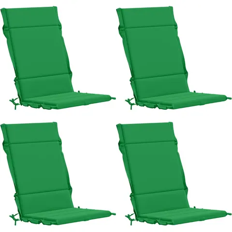 vidaXL Coussin de chaise à dossier haut GEMERT 4 pc 100 % polyester – 432586 – image 1