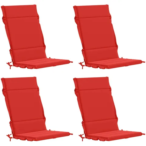 vidaXL Coussin de chaise à dossier haut GEMERT 4 pc 100 % polyester – 432739 – image 1