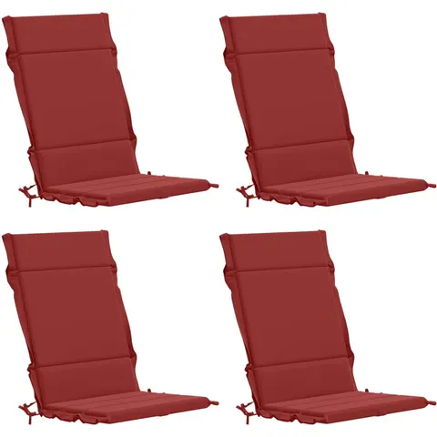 vidaXL Coussin de chaise à dossier haut GEMERT 4 pc 100 % polyester – 432821 – image 1