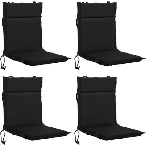 vidaXL Coussin de chaise à dossier bas GEMERT 4 pc 100 % polyester – 433064 – image 1