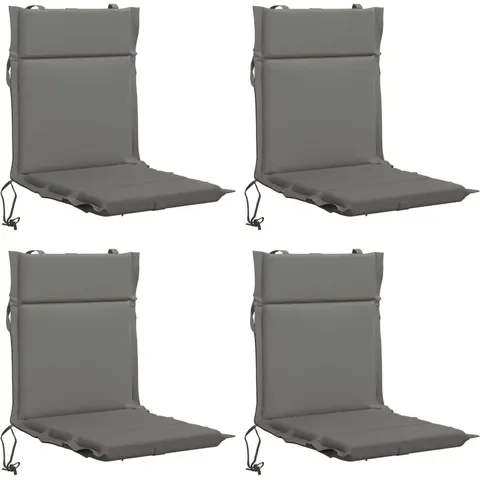 vidaXL Coussin de chaise à dossier bas GEMERT 4 pc 100 % polyester – 433156 – image 1