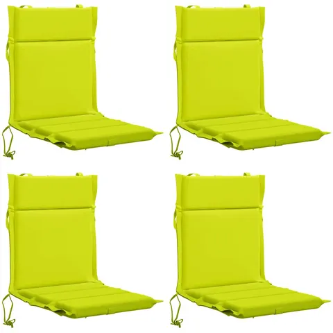 vidaXL Coussin de chaise à dossier bas GEMERT 4 pc 100 % polyester – 433279 – image 1