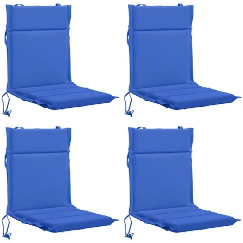 vidaXL Coussin de chaise à dossier bas GEMERT 4 pc 100 % polyester – 433330 – image 1