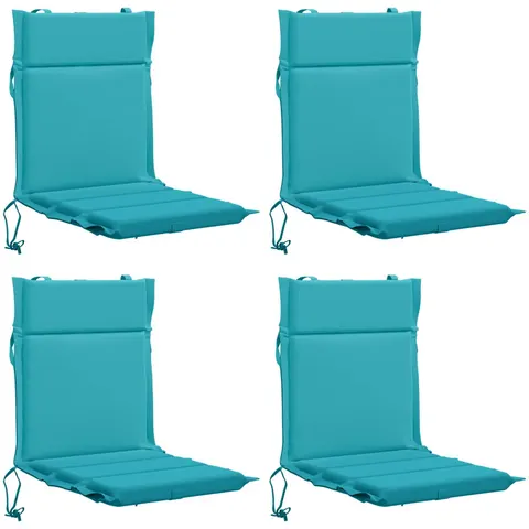 vidaXL Coussin de chaise à dossier bas GEMERT 4 pc 100 % polyester – 433668 – image 1