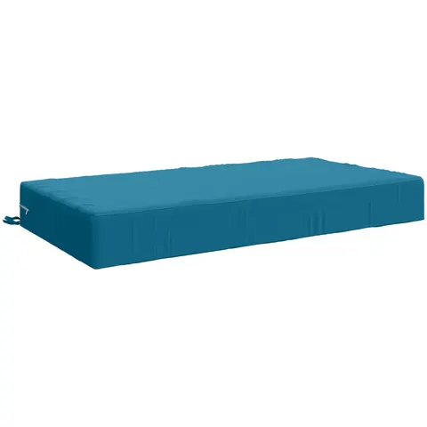vidaXL Coussin d’assise SOEST 100 % polyester Bleu clair – 435662 – image 1