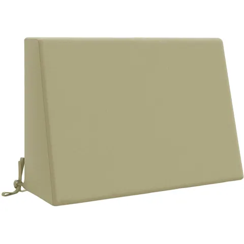 vidaXL Coussin de dos SOEST 100 % polyester Vert clair 60 x 20 x 40 cm – image 1