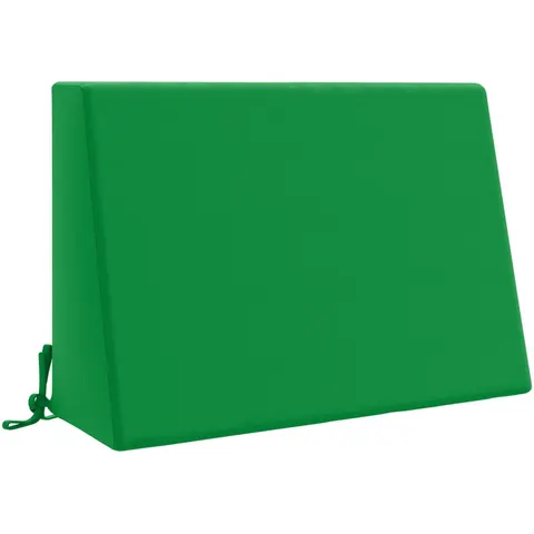 vidaXL Coussin de dos SOEST 100 % polyester Vert 60 x 20 x 40 cm – image 1