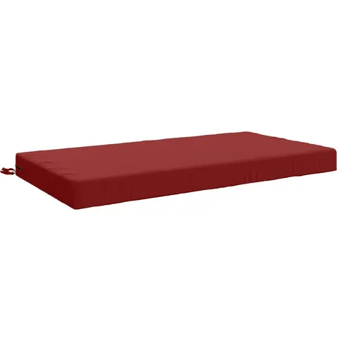vidaXL Coussin d’assise SOEST 100 % polyester Bordeaux – 436607 – image 1