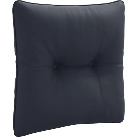 vidaXL Coussin de dos PUTTEN 100 % polyester Bleu foncé – 438991 – image 1