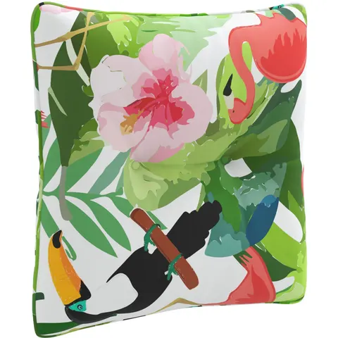 vidaXL Coussin de dos PUTTEN 100 % polyester Multicolore – 439110 – image 1