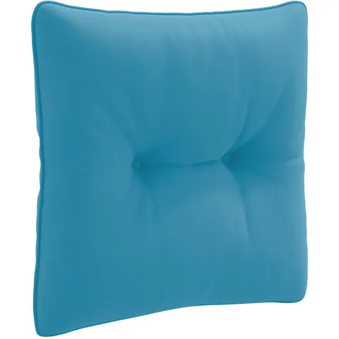 vidaXL Coussin de dos PUTTEN 100 % polyester Bleu clair – 439141 – image 1