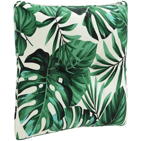 vidaXL Coussin de dos PUTTEN 100 % polyester Motif feuilles – 439165 – image 1