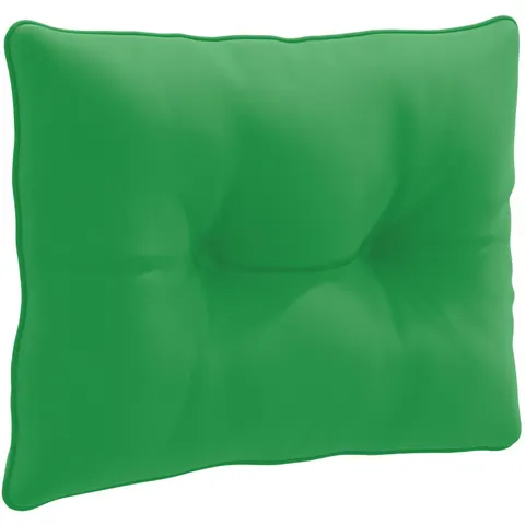 vidaXL Coussin de dos PUTTEN 100 % polyester Vert 50 x 40 x 10 cm – image 1