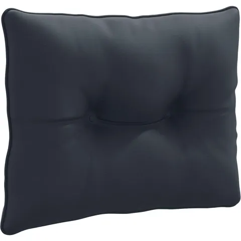 vidaXL Coussin de dos PUTTEN 100 % polyester Bleu foncé – 439578 – image 1