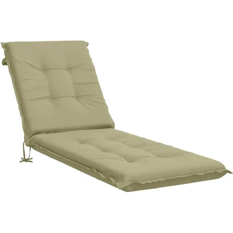 vidaXL Coussin de transat GEMERT 100 % polyester Vert clair – 442134 – image 1