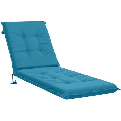 vidaXL Coussin de transat GEMERT 100 % polyester Bleu clair – 442332 – image 1