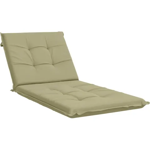 vidaXL Coussin de transat GEMERT 100 % polyester Vert clair – 442424 – image 1