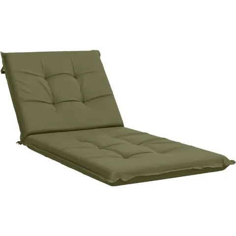 vidaXL Coussin de transat GEMERT 100 % polyester Vert olive – 442998 – image 1