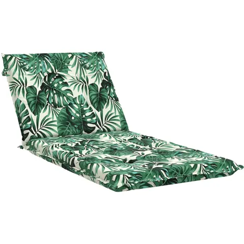 vidaXL Coussin de transat GEMERT 100 % polyester Motif feuilles – 443223 – image 1