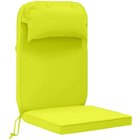 vidaXL Coussin de chaise Adirondack 100 % polyester Vert vif. – image 1