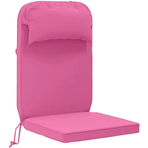 vidaXL Coussin de chaise Adirondack 100 % polyester Rose – image 1