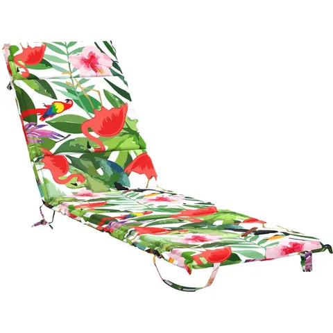vidaXL Coussin de transat GEMERT 100 % polyester Multicolore – 453611 – image 1