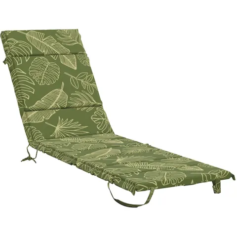 vidaXL Coussin de transat GEMERT 100 % polyester Modèle feuille – 453659 – image 1