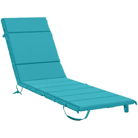 vidaXL Coussin de transat GEMERT 100 % polyester Turquoise – 453703 – image 1