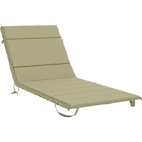 vidaXL Coussin de transat GEMERT 100 % polyester Vert clair – 453734 – image 1