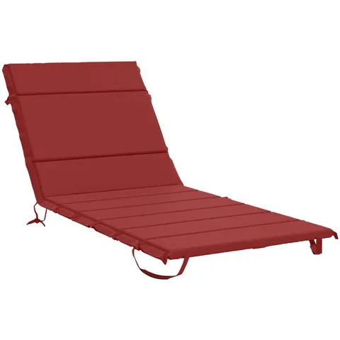 vidaXL Coussin de transat GEMERT 100 % polyester Bordeaux – 454007 – image 1