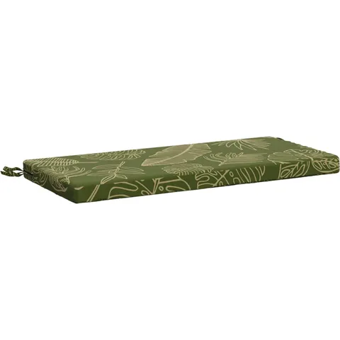 vidaXL Coussin de banc SOEST 100 % polyester Modèle feuille – 455615 – image 1
