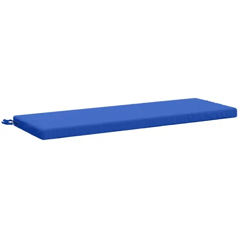 vidaXL Coussin de banc SOEST 100 % polyester Bleu royal – 456070 – image 1