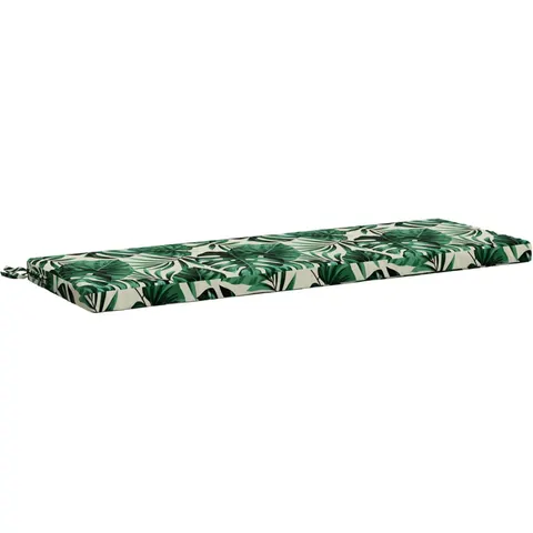 vidaXL Coussin de banc SOEST 100 % polyester Motif feuilles – 457374 – image 1