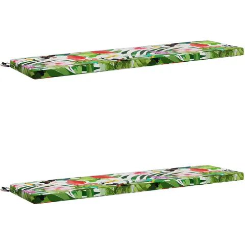 vidaXL Coussins de Banc SOEST 2 pc 100 % polyester Multicolore – 457862 – image 1